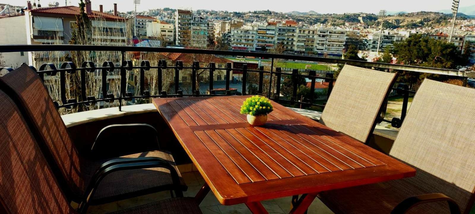 Sky View Suite Serres Buitenkant foto