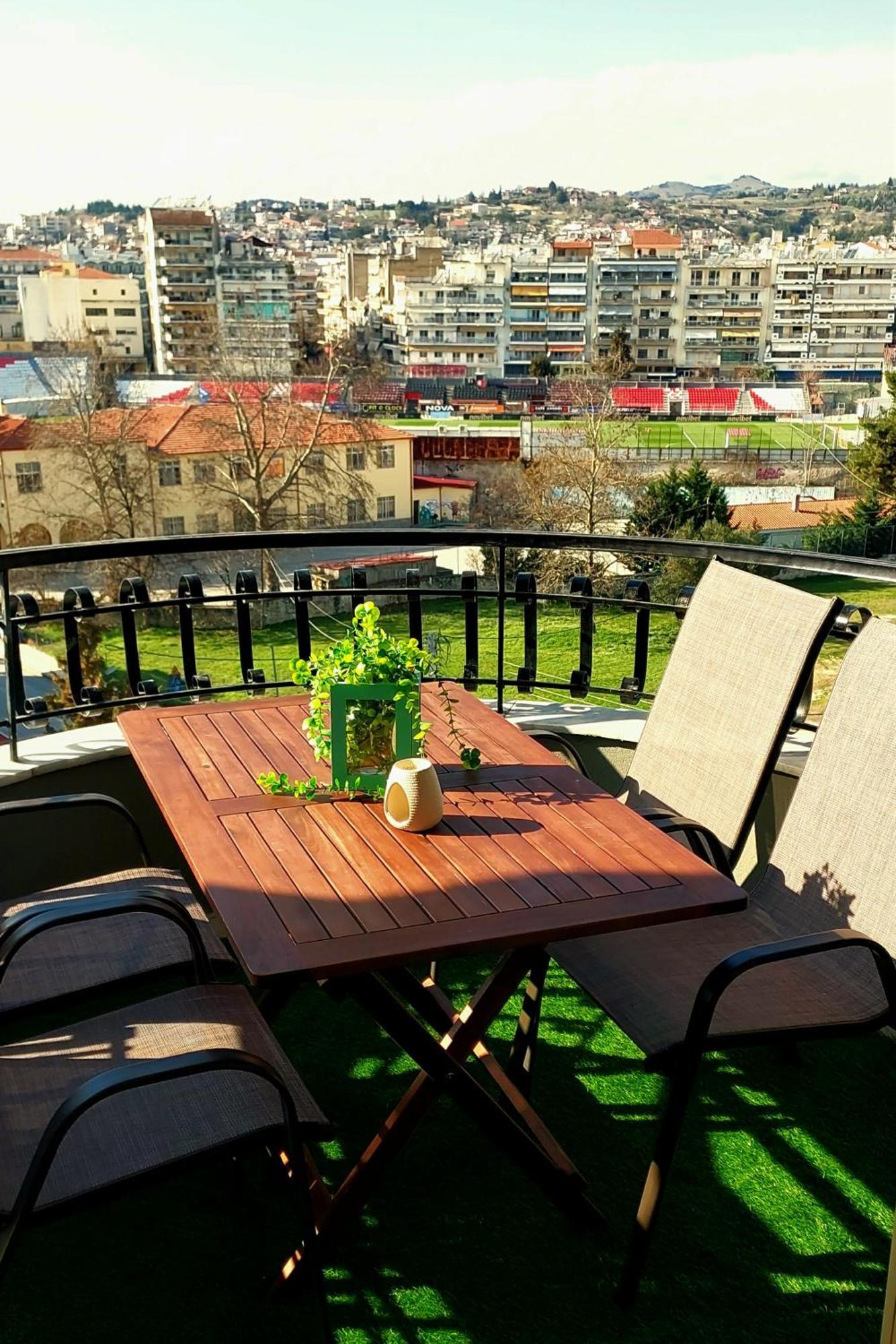 Sky View Suite Serres Buitenkant foto