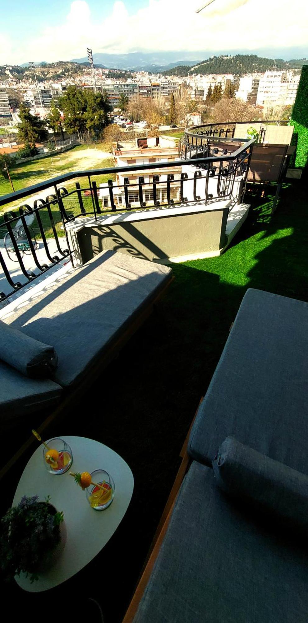 Sky View Suite Serres Buitenkant foto